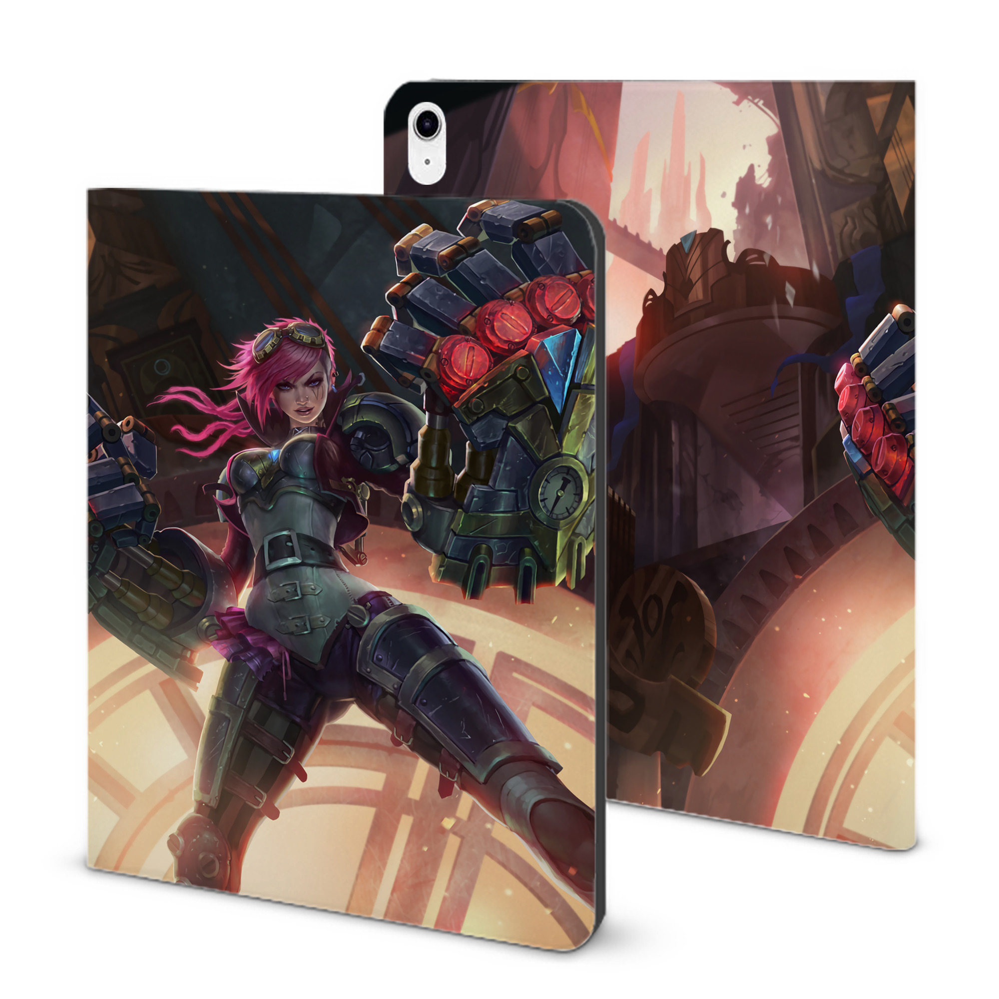 （画像用） リーグ・オブ・レジェンド League of Legends LOL IPad ケース ブック型 PUレザー TPU 耐衝撃 軽量 薄型 ペン収納なし 全面保護 IPad 各モデル対応